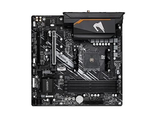 GIGABYTE B550M AORUS Elite AX (rev 1.3) Motherboard, Supports AMD AM4 Ryzen 5000 Processors, Micro-ATX, DDR4, Single M.2, SATA 6Gb/s, Realtek GbE LAN, PCIe 4.0