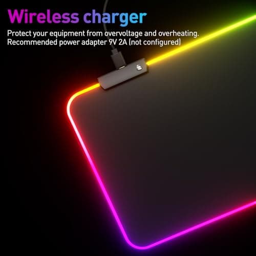 RGB Mousepad Led Mouse Pad, Large Mouse Pad,Led and Big Mouse mat