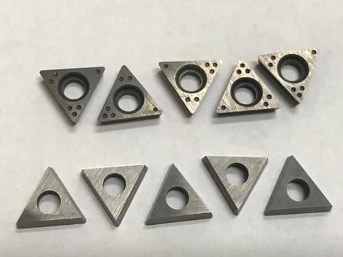 10 pcs Replacement Bits Positive Rake Carbide Bit - 221-640-3 - BL4606 - Carbide Brake Lathe Bits Cutters