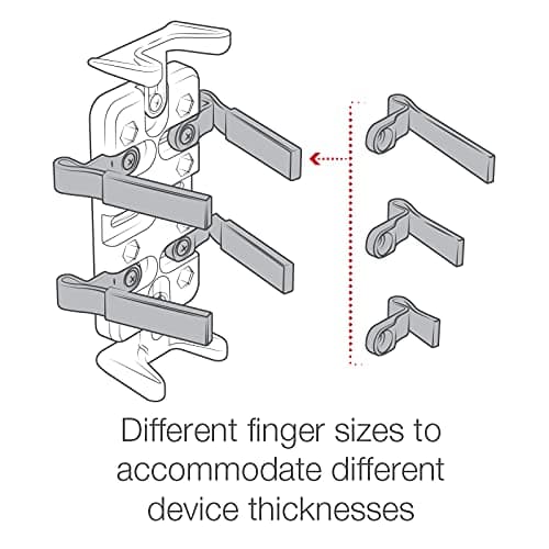RAM Mounts Finger-Grip GPS and Radio Holder RAM-HOL-UN4U Compatible with RAM B 1" and C 1.5" Components