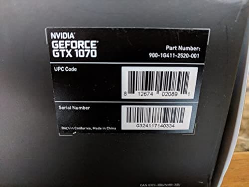 Nvidia GeForce GTX 1070 Founders Edition (Renewed)