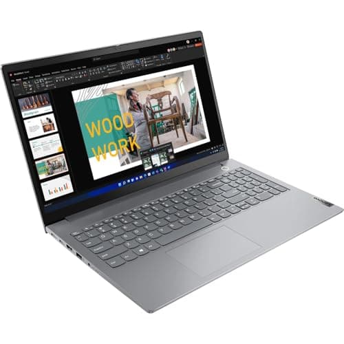 Lenovo ThinkBook 15 Gen 4 Business Laptop (15.6" FHD Anti-Glare, Intel 10-Core i7-1255U, 16GB RAM, 512GB SSD), 1080p Webcam, Fingerprint, IST SD Card, Thunderbolt 4, Ethernet, Win 11 Pro w/Copilot