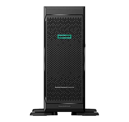 HPE ProLiant ML350 Gen10 Tower Server Bundle with Dual Xeon 6148 2.40 GHz, 256GB DDR4 Memory, 7.68TB Enterprise SSD Storage, RAID, Dual Power, iLO
