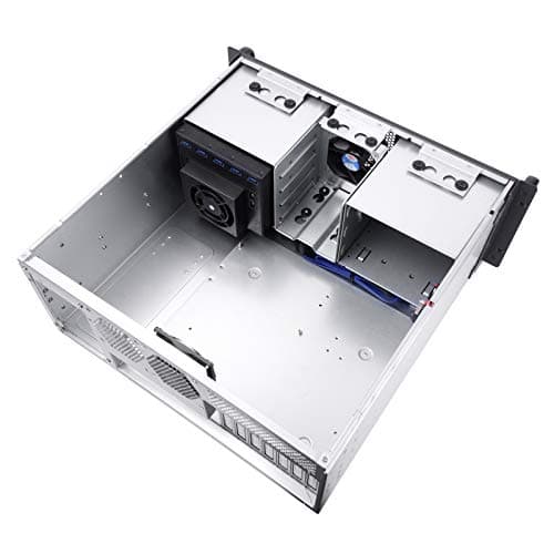 SilverStone Technology RM41-H08 4U Rackmount Server Case with 5 x 3.5 Hot-Swappable Bay and 3 x 5.25 Bays with USB 3.1 Gen 1 RM41-H08-x