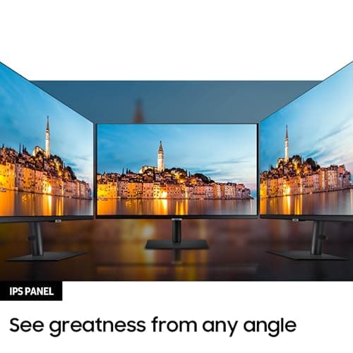 Samsung 27” S80UA 4K UHD IPS HDR10 High Resolution Monitor, USB-C, Eye Saver Mode, Eco Saving Plus, LS27A804UJNXGO, 2025, 3 Year Warranty