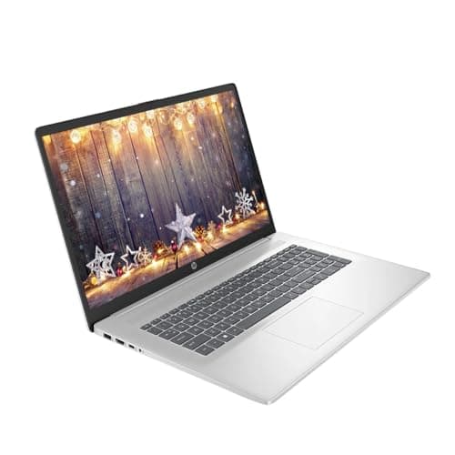 HP 17.3" Touchscreen Laptop Computer, 64GB RAM 2.5TB Storage (2TB SSD+512GB Docking Station Set), 6-Cores AMD Ryzen 5, Windows 11 Pro with Microsoft Office Home & Business Included, PLUSERA Earphones