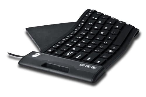 Adesso AKB-222UB - SlimTouch 222 Waterproof Flexible Keyboard for Windows 8/7/Vista/XP/2000, Compact Size