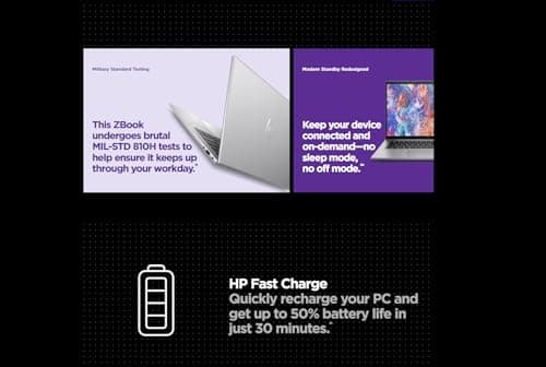 HP ZBook Firefly G11 Mobile Workstation (14" FHD+, NVIDIA RTX A500, Intel Core Ultra 7 155H, 64GB DDR5 RAM, 2TB SSD) AI Copilot Laptop for Engineer, Designer, IST Hub, Backlit, Fingerprint, Win 11 Pro