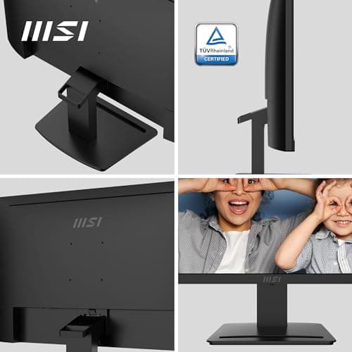 msi PRO MP253 24.5-inch IPS 1920 x 1080 (FHD) Computer Monitor, 100Hz, Adaptive-Sync, HDMI, DP Port, VGA Port, VESA Mountable, Tilt, Speaker, 1ms, Black