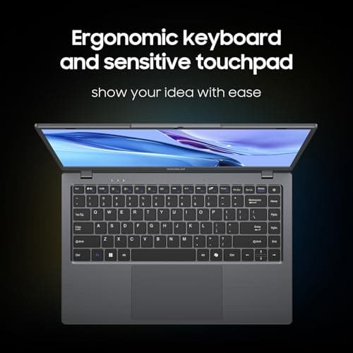 Laptop Computer, 14 Inch Laptop 8GB RAM 128GB SSD Laptops, Quad-Core N5095 Processor, Up to 2.9 GHz, Win11 Pro, Office Pro Plus 2024, WiFi 5, BT 5.0, Webcam, Long Lasting Battery, Black