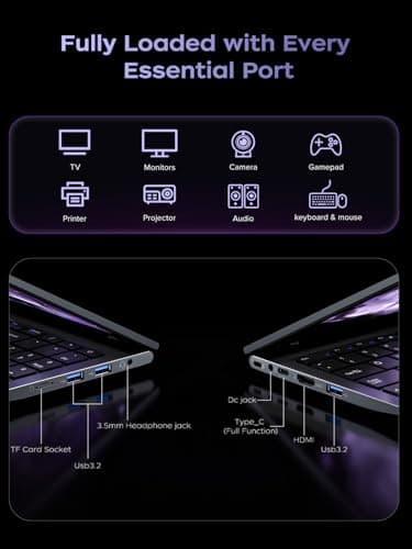 Laptop Computer,15.6'' FHD Display Laptop with AMD Ryzen 7 5700U Processor(8C/16T,Up to 4.3Hz), 16GB DDR4x2 512GB SSD Notebook Computer with Numeric Keyboard, WIFI6