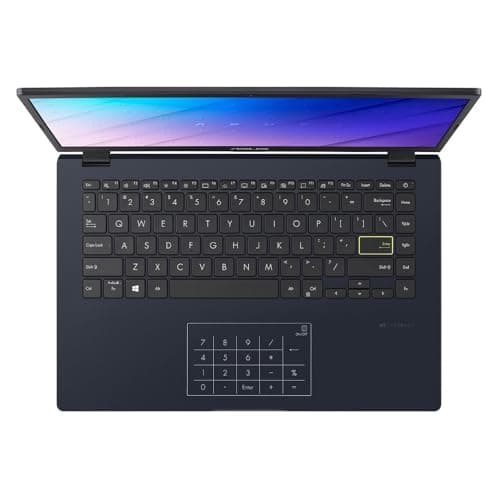 ASUS 14" FHD Laptop, Intel Celeron N4500, 4GB Memory on Board, 64GB eMMC, Intel Iris Xe Graphics, Media Card Reader, Quiet Blue, E410KA-CL464 (Renewed)