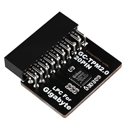 TPM2.0 Module LPC 20Pin Module with Infineon SLB9665 for Gigabyte Motherboard Compatible with GC-TPM2.0