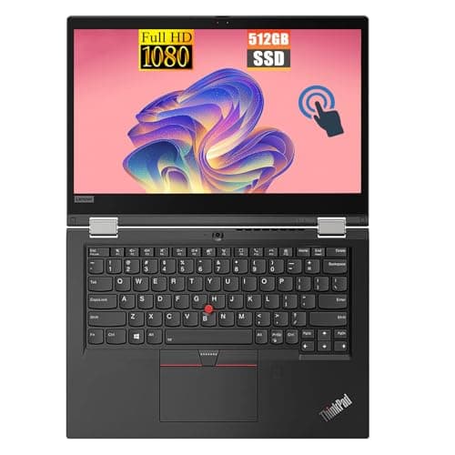 Lenovo ThinkPad L13 Yoga 2 in113.3 FHD Touchscreen Laptop, Core i5-10310 up to 4.4GHz, 16GB DDR4 RAM, 512GB SSD, Stylus Pen, WiFi, Win10 Pro (Renewed)