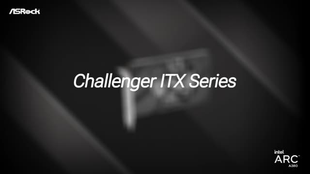ASRock Intel ARC A380 Challenger ITX 6GB OC GDDR6 96-bit DisplayPort HDMI 0dB Silent Cooling 2250 MHz 7680 x 4320 PCI Express4.0 Graphics Card 500W