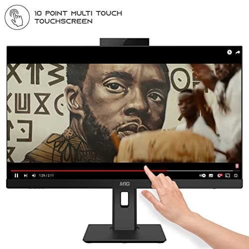Gaming All in one PC 24 Inch FHD Touchscreen, MTG Yama, Intel Core i5 10th Gen, 32GB RAM, 240GB NVME | 1TB SSD, NVIDIA GT 730 4GB DDR3 Graphics, Webcam, RGB Combo, Windows 11 Home