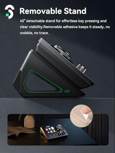 SOOMFON Stream Controller SE Stream Control Deck with 6 Customizable LCD Macro Keys to Trigger Actions in OBS Twitch YouTube for Content Creators Streaming Gaming Compatible with PC & Mac