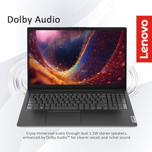 Lenovo V15 Business Laptop with Microsoft Office, Intel 6-core Processor(Up to 4.4 GHz), 15.6" FHD Display, 36GB RAM, 1TB SSD, Ethernet Port RJ-45, Wi-Fi 6, Windows 11 Pro, Copilot AI-Ready, WOWPC USB
