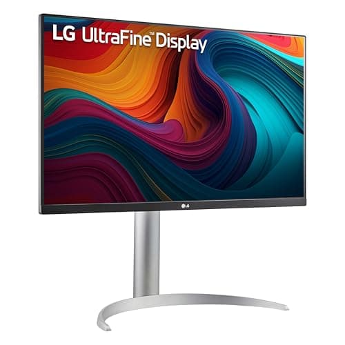 LG 27UP650K-W 27-inch Ultrafine 4K UHD (3840 x 2160) IPS Computer Monitor, 60Hz, 5ms, DisplayHDR 400, Reader Mode, Flicker Safe, HDMI, DisplayPort, Tilt/Height/Pivot Adjustable Stand, White