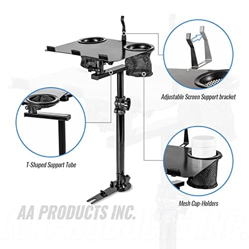 AA-Products K005-B1 Car Laptop Mount Truck Vehicle Notebook Stand Holder with Non-Drilling Bracket