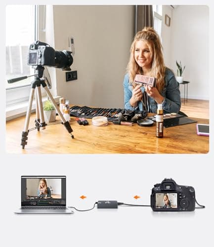 Capture Card for Streaming, HDMI to USB3.0 1080P 60FPS Audio Video Adapter, with 4K HDMI Loop-Out, for Recording/Streaming, Compatible with Nintendo Switch/Xbox/PS5/OBS/Camera/PC/Laptop