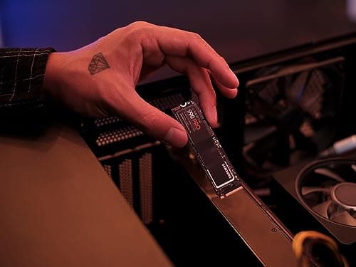 Samsung 990 PRO SSD NVMe M.2 PCIe Gen4, M.2 2280 Internal Solid State Hard Drive, Seq. Read Speeds Up to 7,450 MB/s for High End Computing, Gaming, and Heavy Duty Workstations, MZ-V9P2T0B/AM