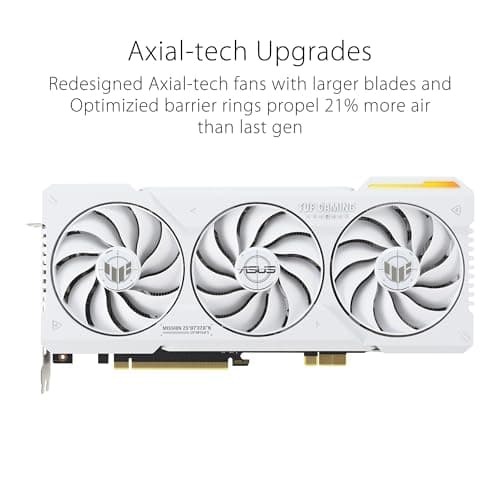 ASUS TUF Gaming GeForce RTX™ 4070 Ti Super BTF White OC Edition Gaming Graphics Card (PCIe 4.0, 16GB GDDR6X, Exclusive to BTF ATX Motherboards