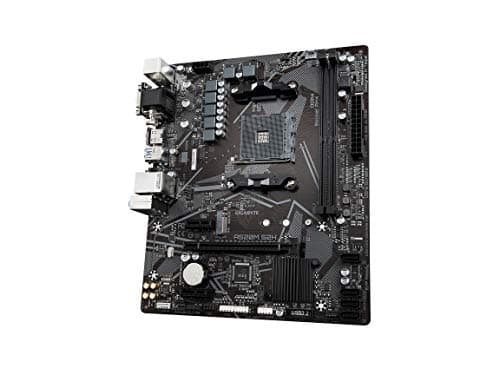 Gigabyte A520M S2H (AMD Ryzen AM4/MicroATX/4+3 Phases Digital PWM/Gigabyte Gaming GbE LAN/NVMe PCIe 3.0 x4 M.2/3 Display Interfaces/Q-Flash Plus/RGB Fusion 2.0/Motherboard)
