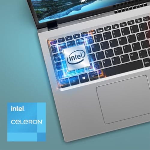 Acer Aspire 1 A115-32-C96U Slim Laptop | 15.6" FHD Display | Intel Celeron N4500 Processor | 4GB DDR4 | 128GB eMMC | WiFi 5 | Microsoft 365 Personal 1-Year Subscription | Windows 11 in S Mode, Silver