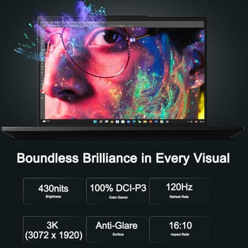 Lenovo ThinkPad P14s Gen 5 Mobile Workstation Laptop (14.5" 3K 120Hz, NVIDIA RTX 500 Ada, Intel Core Ultra 7 155H, 64GB DDR5 RAM, 2TB SSD) AI PC for Designer, Engineer, IST HUB, Win 11 Pro