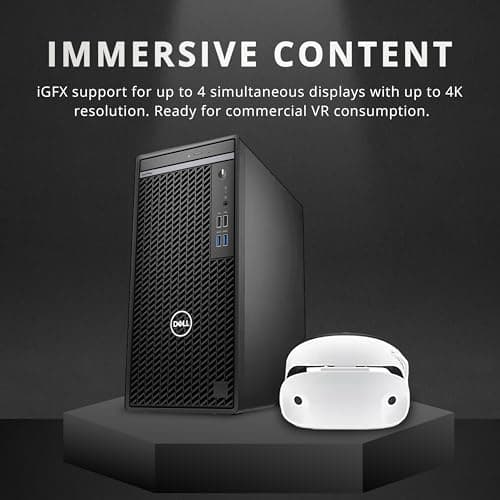 Dell OptiPlex 3000 Tower Business Desktop, Intel i5-12500 Processor, 32GB RAM, 2TB PCIe SSD, Ethernet, WiFi Adapter, KB& Mouse, DVDRW, Windows 11 Pro, Black