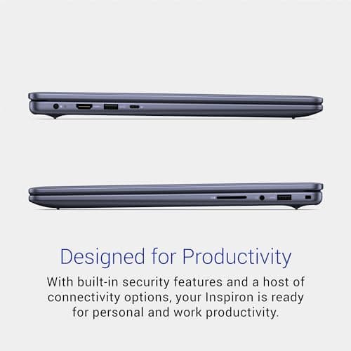 Dell Inspiron 16 5645 Laptop - 16.0 16:10 FHD+ (1920 x 1200) Display, AMD Ryzen 7-8840U, 16GB DDR5 RAM, 1TB SSD, AMD Radeon Graphics, Windows 11 Home, Onsite & Migrate Services - Midnight Blue