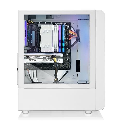 Thermaltake LCGS Quartz i460 R4 Gaming Desktop (Intel Core™ i5-13400F, 3600Mhz 16GB RGB Memory, NVIDIA GeForce® RTX 4060, 1TB NVMe M.2) S2QT-B66R-460-LCS