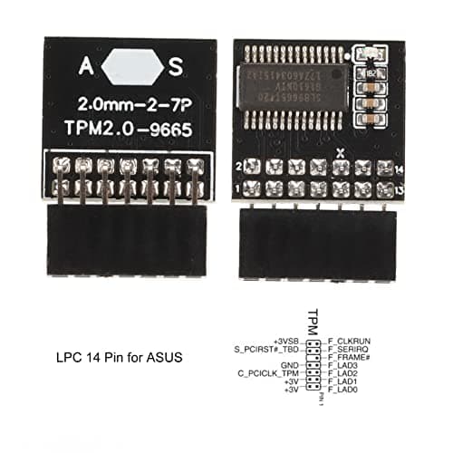 TPM 2.0 Module Chip with 14 Pin Security Module for Motherboards,