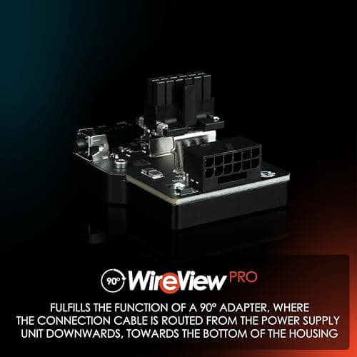 Thermal Grizzly WireView Pro GPU 90° - 1x12VHPWR 90° Reversed - Advanced Power Meter for Graphics Cards - OLED Display - Temperature Sensors - Monitoring Tool - Made in Germany