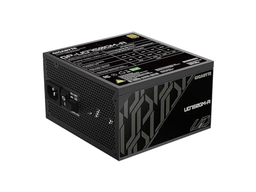 GIGABYTE 750W PSU - 80 Plus Gold Certified - Fully Modular Power Supply (GP-UD750GM-A)