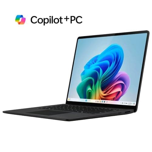 Microsoft Surface Laptop (2024), Windows 11 Copilot+ PC, 15" Touchscreen Display, Snapdragon X Elite (12 core), 32GB RAM, 1TB SSD Storage, Black