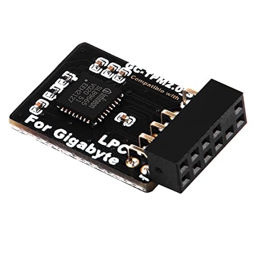 TPM2.0 Module LPC 12Pin Module with Infineon SLB9665 for Gigabyte Motherboard Compatible with GC-TPM2.0_S