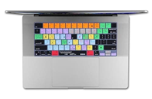 XSKN Ableton Live Shortcuts US Version Keyboard Silicone Skin Cover Fits for Apple Since 2021 Released MacBook Air MacBook Pro 13.6 15.3 14.2 16.2 Inch with M1 M2 M3 M4 Chip and Touch ID