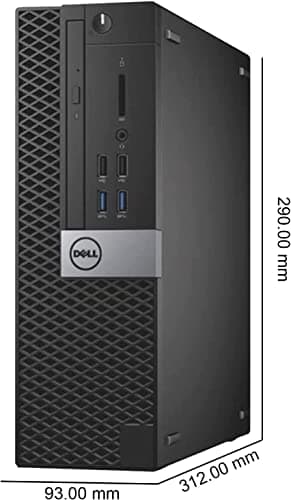 Dell Video Editing CAD OptiPlex 3040 Desktop Computer PC, Intel Core i5-6500, 3.2 GHz Processor, 16GB RAM, 480GB SSD (Fast Boot) + 2TB HDD, Graphics RX-550 4GB DDR5, WiFi, Windows 11 Pro (Renewed)