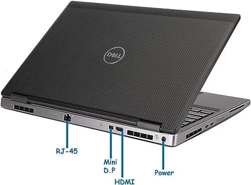 DELL Precision 7540 Workstation Laptop, NVIDIA Quadro T2000 4GB, 15.6" FHD(1920x1080), Intel Core i7-9850H, 32GB Ram, 512GB SSD, Backlit Keyboard, Windows 10 Pro (Renewed)