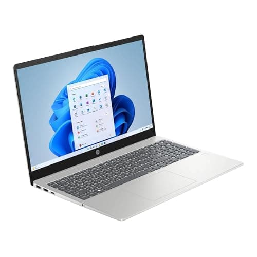 HP 15 Slim Laptop in Galactic Silver Intel 8-core i3-N305 up to 3.8GHz 8GB RAM 256GB SSD 15.6in Full HD Webcam WiFi HDMI W11 (15-FD - Renewed)