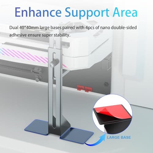 GPU Support Bracket, Graphics Card Support, GPU Brace, Video Card Holder Bracket with Bottom Adhesive, GPU Stand, Adjustable Anti Sag GPU Stand 35-120mm, Support GPU 4090 Thickness Support up to 75mm