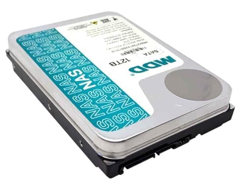MDD MAXDIGITALDATA MDD (MDD12TSATA25672NAS) 12TB 7200 RPM 256MB Cache SATA 6.0Gb/s 3.5'' Internal NAS Hard Drive - 5 Years Warranty (Renewed)