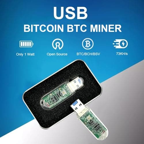 Bitcoins Miner Lucky Miner LV03 2.4GWifi 74KH/S Mini Crypto Miner USB 1W Lottery Mining Machine with Mini Display asic chip Solo Miner