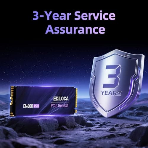 EN600 PRO SSD 256GB PCIe 3.0 Gen 3x4, NVMe M.2 2280, Up to 2800MB/s, Internal Solid State Drive, SLC Cache 3D NAND TLC, Graphene Cooling Sticker, Storage for PC, Desktop and Laptops