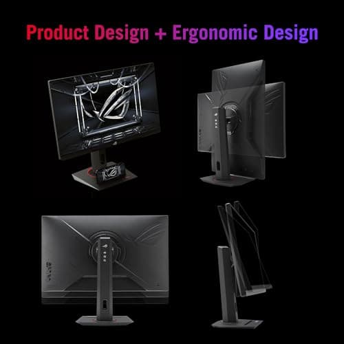 ASUS ROG Strix 25” (24.5” viewable) Esports Gaming Monitor (XG259QNS) - Full HD, 380Hz, 0.3ms, Fast IPS, Extreme Low Motion Blur Sync, FreeSync Premium, DisplayWidget, Ergonomic, 3 yr Warranty