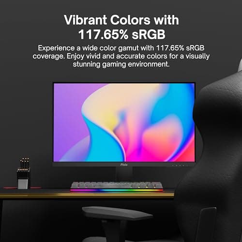 Pixio PX259 Prime S 24.5 inch (24 inch / 25 inch Equivalent) 360Hz (144Hz Supported) Refresh Rate FHD 1080p Resolution Fast Nano IPS Panel 1ms GTG Response Time Gaming Monitor with Adaptive Sync