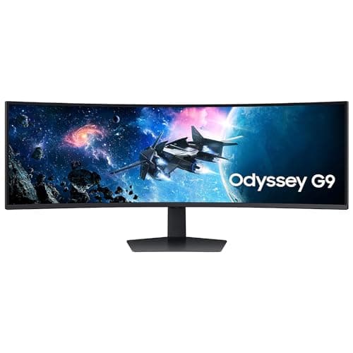 Samsung 49" Odyssey G9 G95C DQHD 240Hz DisplayHDR 1000 Curved Gaming Monitor Bundle with Tech Smart USA Elite Suite 18 Standard Editing Software Bundle + 1 Year CPS Enhanced Protection Pack