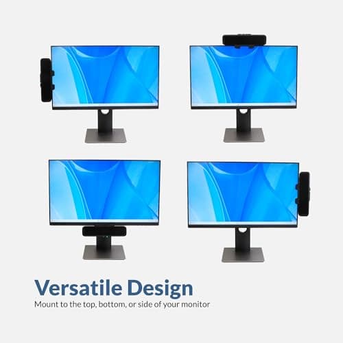 Cyber Acoustics USB Speaker Bar (CA-2890) – Stereo USB Powered Speaker, Easily Clamps to Monitor, Convenient Controls